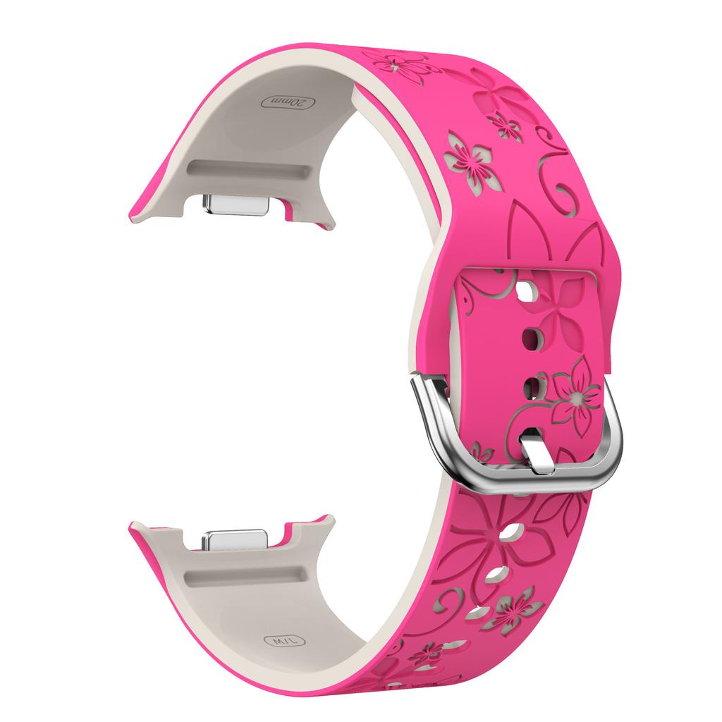 Силиконовый ремешок для часов с резным принтом для Samsung Galaxy Watch 8 Classic 46 мм/Watch 8 40 44 мм браслет для Samsung Watch 8 ремешок