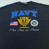 Винтаж 90-х ВМС США МОРЕ НАШЕ Футболка XL военная мягкая