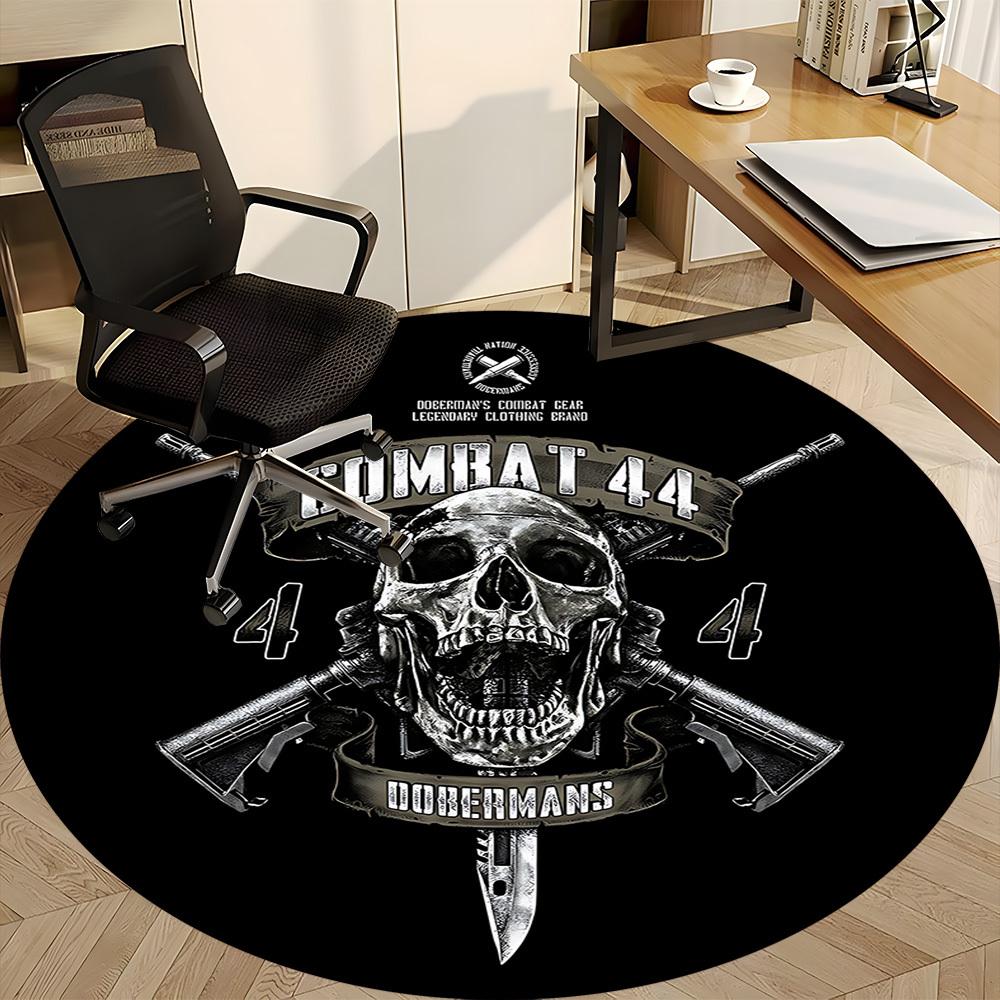 1 шт. Круглый ковер Call of Duty для офиса, комнатный коврик, подходящий для офиса, спальни, гостиной, домашнего декора, украшения комнаты a0926076
