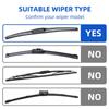 1PCS OEM Quality Premium Auto Car All Seasons Windshield Wiper Blades Refills Natural Rubber Strips for 3 StageType of Wiper Blade 14"-28"