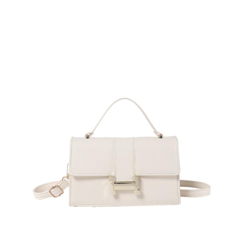 Портативная маленькая квадратная сумка с узором личи, женская, 2024, новая модная сумка через плечо, универсальная сумка-мессенджер с текстурой