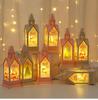 LED Portable Wind Lantern Hanging Ornaments New Year Gift Christmas Party Home Bedroom Decoration Night Light