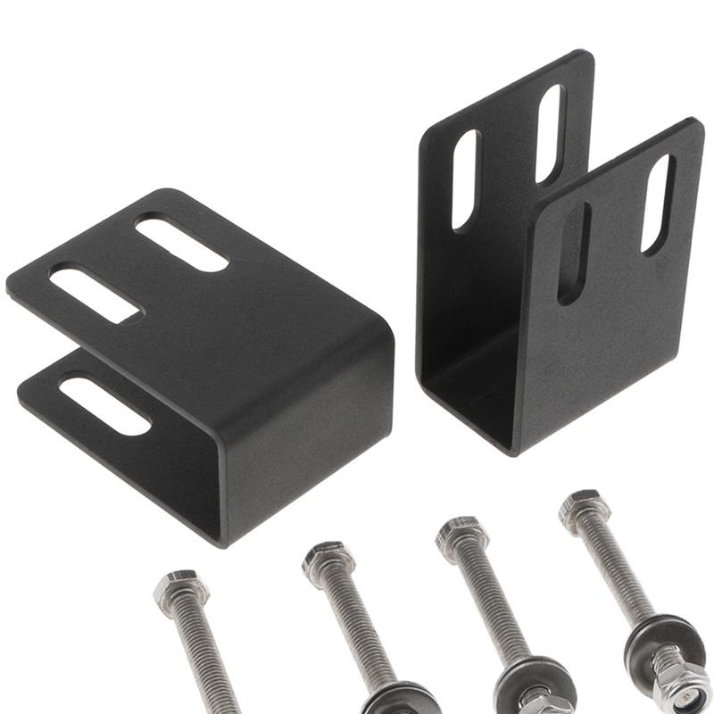 2 комплекта крепление для багажника на крышу автомобиля, кронштейн для фонаря, поперечина, держатель для крепления багажника на автомобиль, внедорожник, светодиодная световая панель, рабочий свет, автомобильные аксессуары.