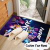 Custom Name Neon Future Heroes KPop Carpet, Chair Rug,Area Rug for Office Bedroom living rooms bedroom, Doormat decor Christmas fan gifts