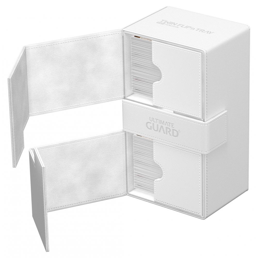 Ultimate Guard Twin Flip`n`Tray Deck Case 200+ Xeno Skin Monocolor Белый
