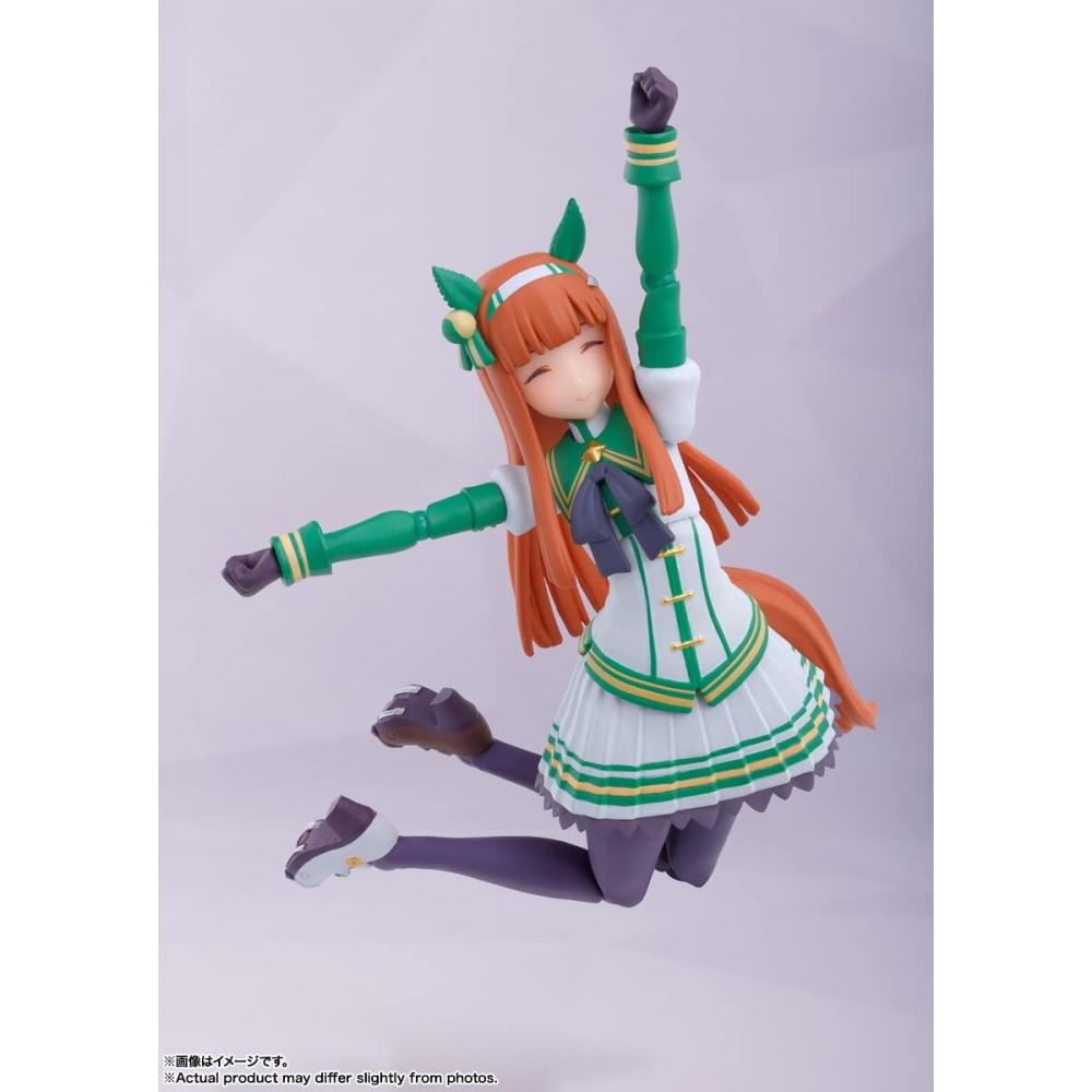 SHFiguarts Uma Musume Pretty Derby Silence Suzuka примерно 134 мм, окрашенная подвижная фигурка из АБС и ПВХ