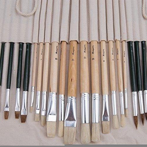 36/24 шт. художественный набор кистей для акрила, масла, акварели, гуаши