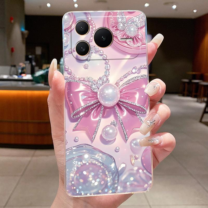 For Honor Power 2 Case Clear Cover Luxury Fashion Butterfly Flower Soft TPU Silicone Casing for Honor Power2 SER-AN00 Phone Case