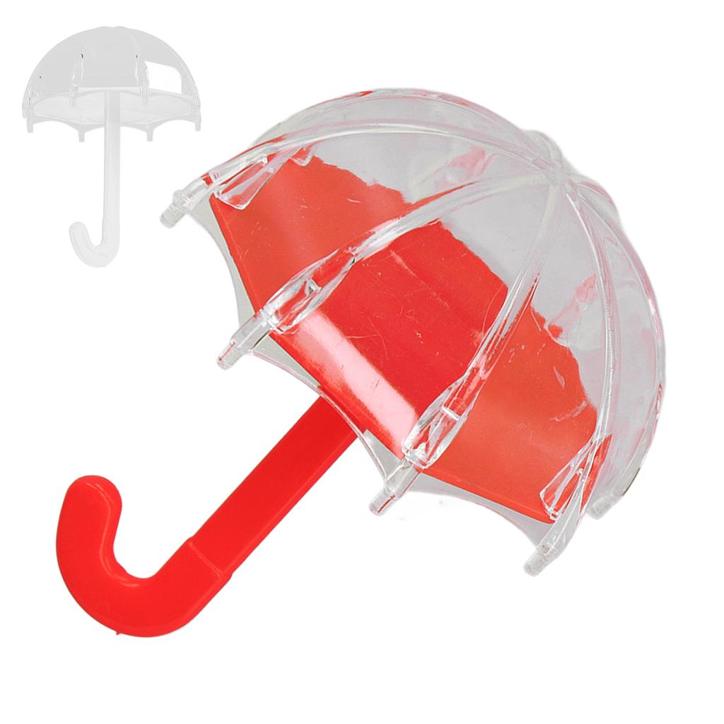 12 шт. Коробка для конфет в форме зонтика, портативная, милая, изысканная, пластиковая, подарочная коробка для дня рождения