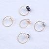 Natural Freshwater Rice Pearl Ring All-matched Female Rings Fashion Women Jewelry