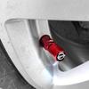 ATY1  Nissan Logo Car Wheel Tire Valve Caps Aluminum Dustproof Tyre Air Stem Covers For Nismo X-Trail Qashqai Teana Note Leaf Almera