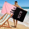 Blackpink Print Beach Towel, Large Soft Quick Dry Towel for Beach Camping Swimming