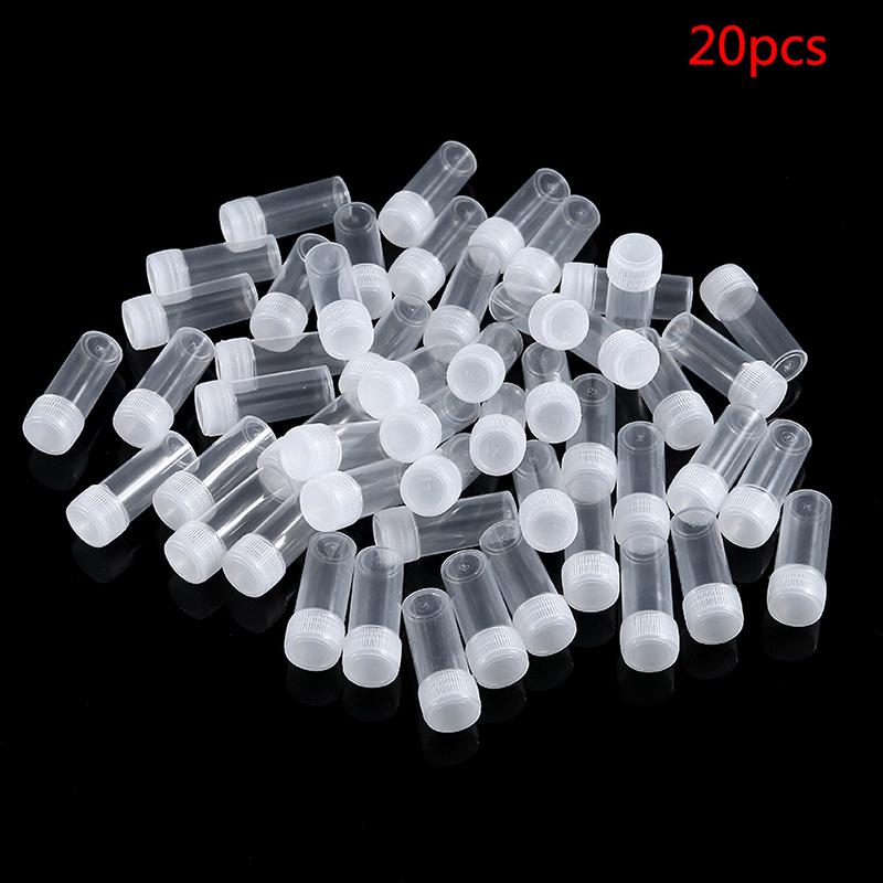 5Ml Plastic Sample Bottle Test Tube Mini Small Bottles Vials Storage Containers