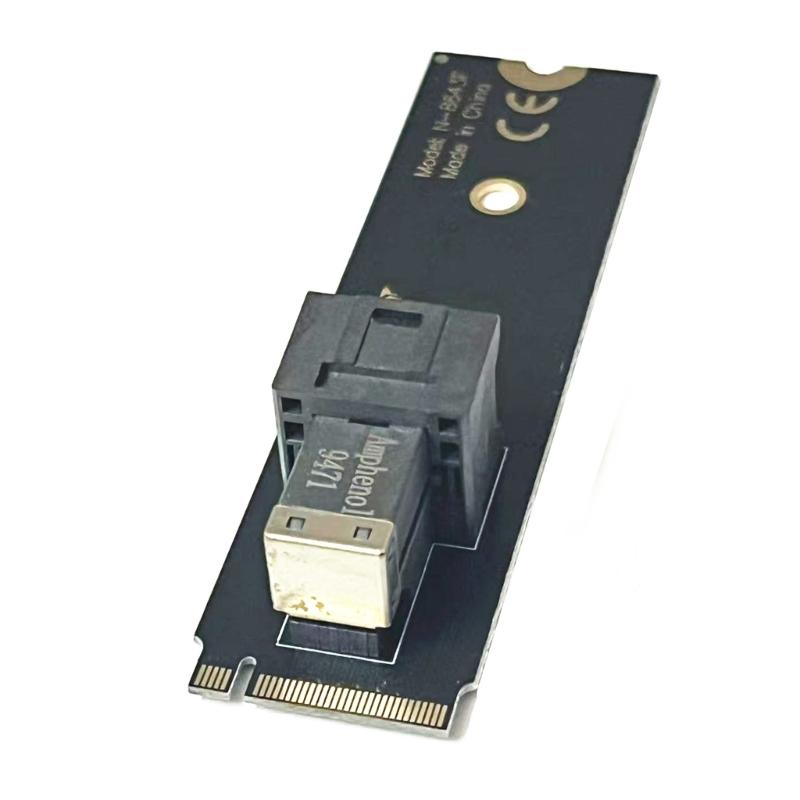 Конвертерная карта PCIe NVMe M.2 на U.2 SFF-8643 для настольных материнских плат, обеспечивающая высокоскоростную передачу данных