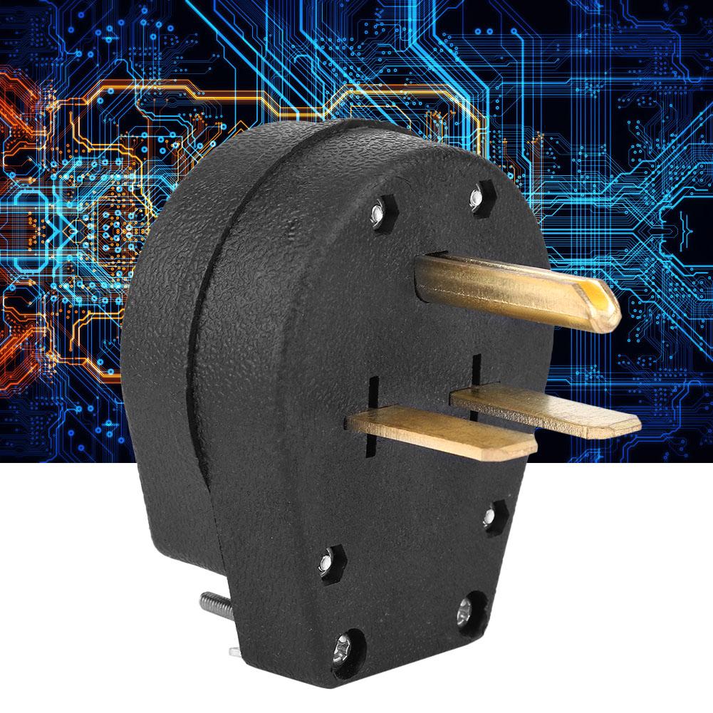 NEMA 630P Промышленный класс большой мощности нейлон и латунь 3-жильный силовой разъем