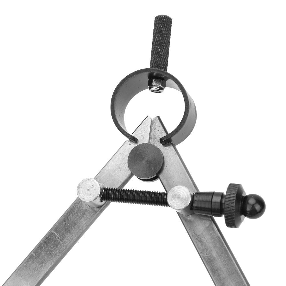 Leather Goods Wing-Type Indexing Gauge, 45# Steel, Spring-Loaded Indexing Caliper with Hardened Legs