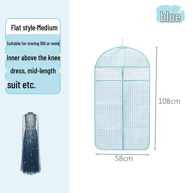 Подвесной прозрачный чехол для одежды от пыли для пиджаков и костюмов