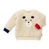 MIKIHOUSE HOT BISCUITS Sweatshirt for Boys and Girls, Ivory, Size 110cm, 73-5607-493