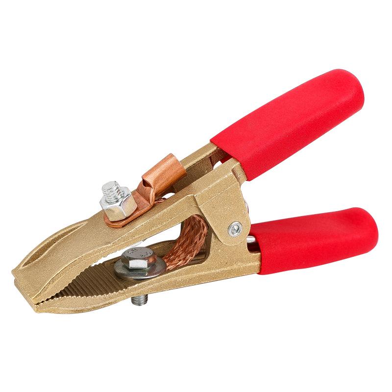 Заземляющий зажим А-образной формы из цельной меди для электросварочных аппаратов и аппаратов аргонодуговой сварки