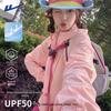 Женская легкая куртка с капюшоном для защиты от солнца UPF50+