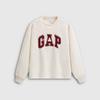 GAP Women's Faux Lamb Wool Logo Towel Embroidery Loose Sweatshirt