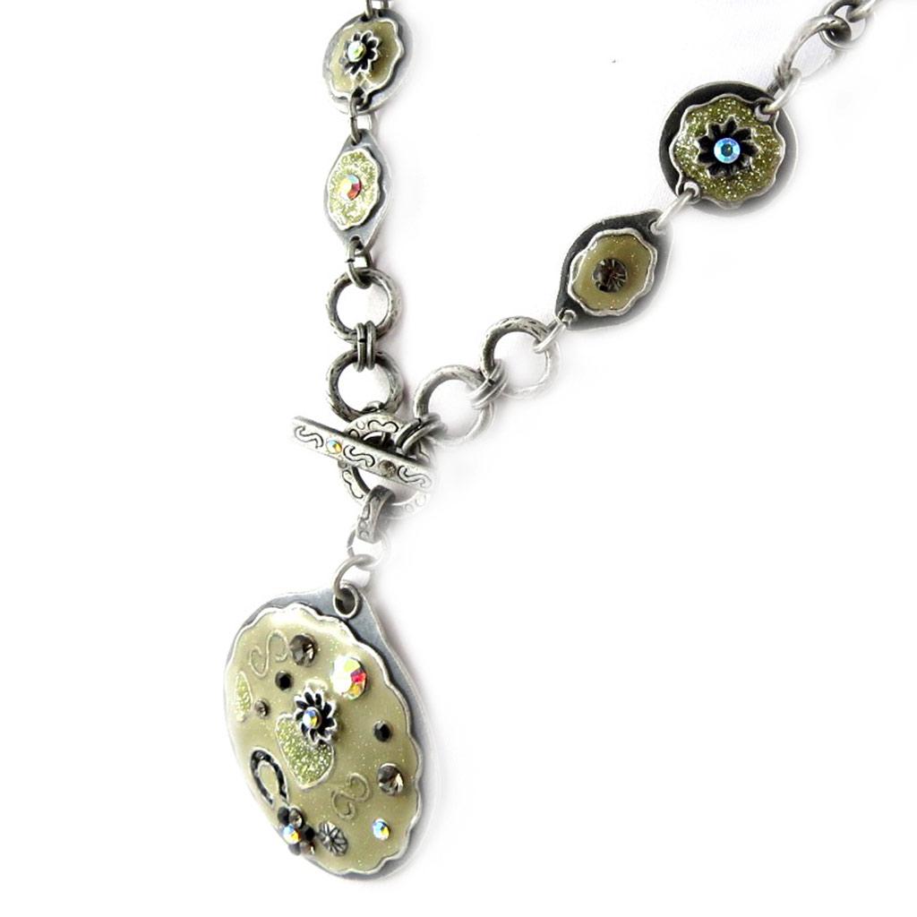 Les Trésors De Lily [E2557] — Дизайнерское колье «Токио», серое