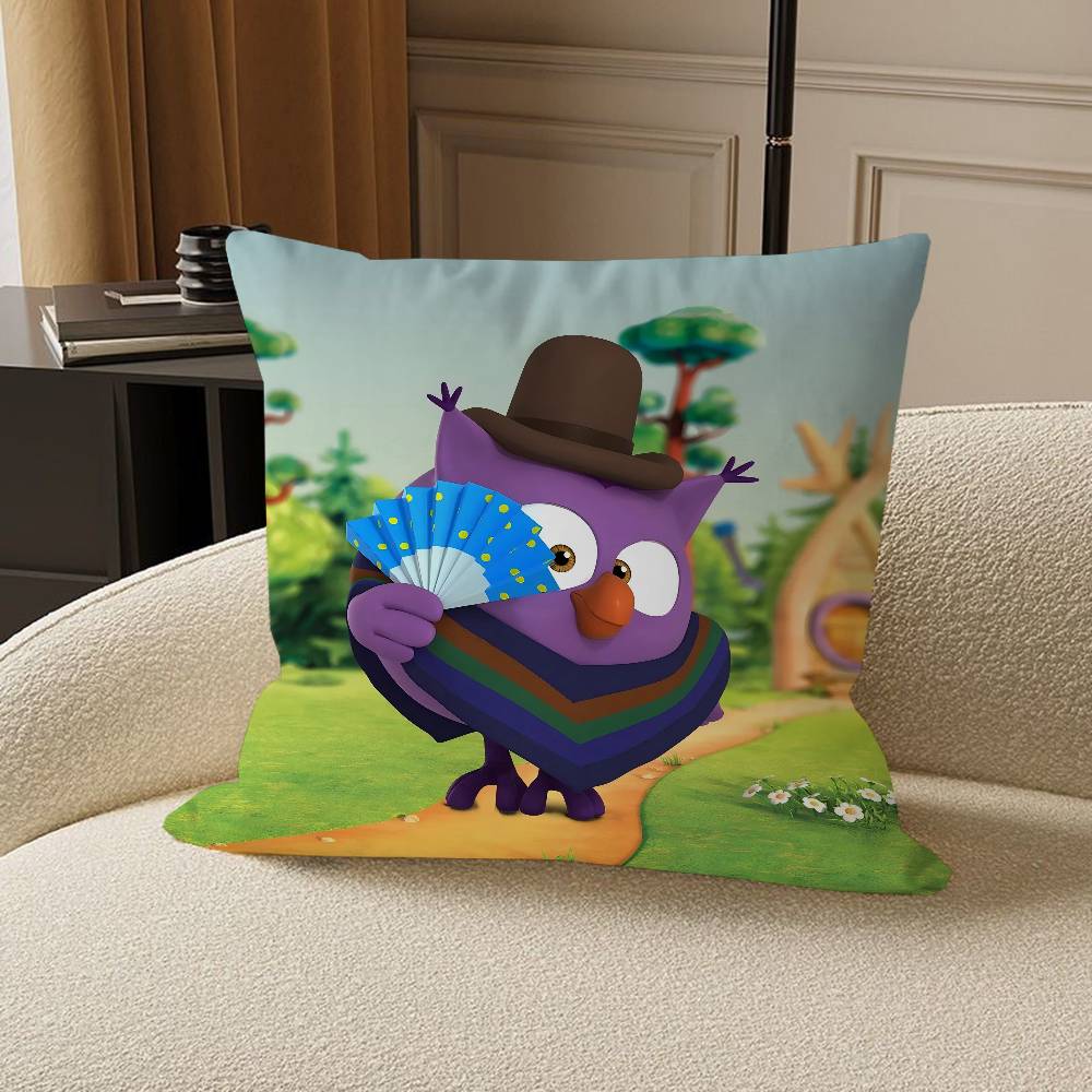 Мультяшная подушка Смешарики S Подарок Домашний Офис Декорация Спальня Диван Автомобиль Наволочка 45x45
