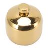 Stainless Steel Gold Seasoning Condiment Pot Spice Salt Sugar Pepper Container Jar Storage