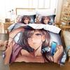 Аниме Каваи Девушки Love Live! 3D-печать Комплект постельного белья односпальный двуспальный двуспальный двуспальный комплект для взрослых и детей комплект пододеяльников
