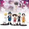 5pcs One Piece Role Pvc Toy Model Desktop Decoration Children Gift Christmas