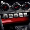 Real Hard Carbon Fiber Stickers For Subaru BRZ Toyota GR86 2021 2022 2023 2024 2025 2026 Air Conditioner Button Interior Cover