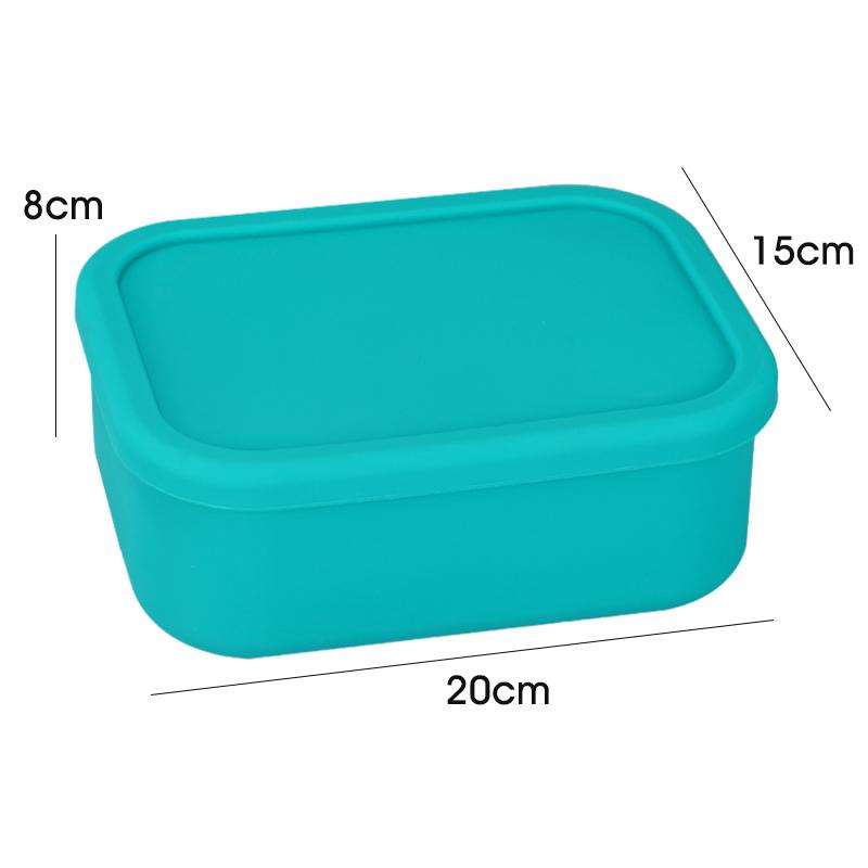 Silicone Bento Boxes Lunch Container, Leak-Proof Lunch Container, BPA-Free, Dishwasher Safe