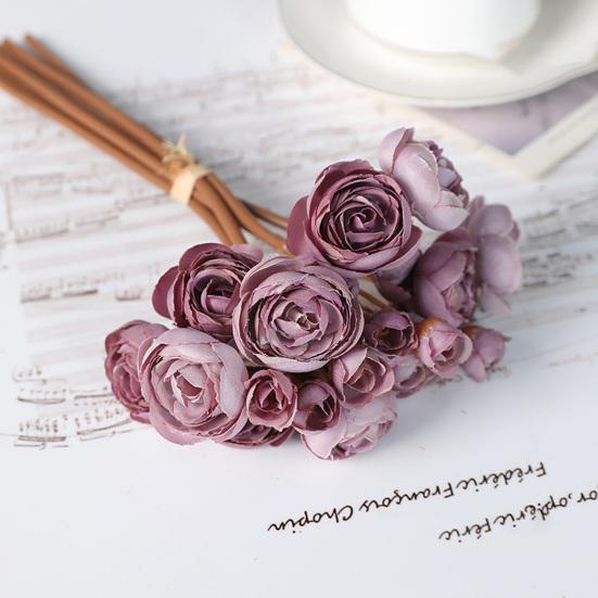 Искусственный Ранункулюс Азиатский Реалистичный Искусственный Шелковый Цветок для Дома Офиса Свадебной Вечеринки DIY Букеты Искусственные Цветочные Композиции Декор