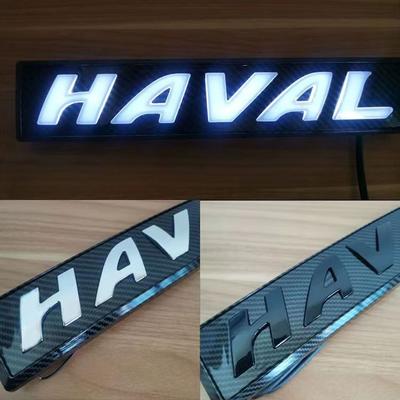 Для haval h6 dargo f7 m6 h9 jolion автомобиля передний логотип светодиодная подсветка great wall gwm решетка купе h6s 2023 2022 2024-2012 2018