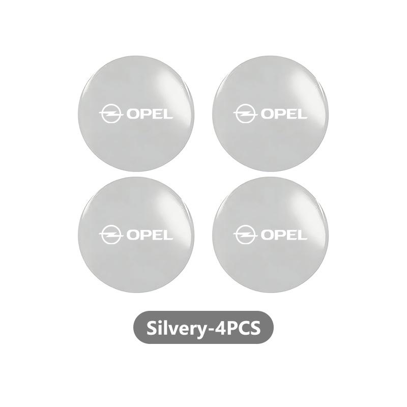 For Opel Car Emblem Wheel Hub Center Cap Stickers Tire Center Cover Badge Decal Accessories Insignia Corsa Zafira Meriva Mokka