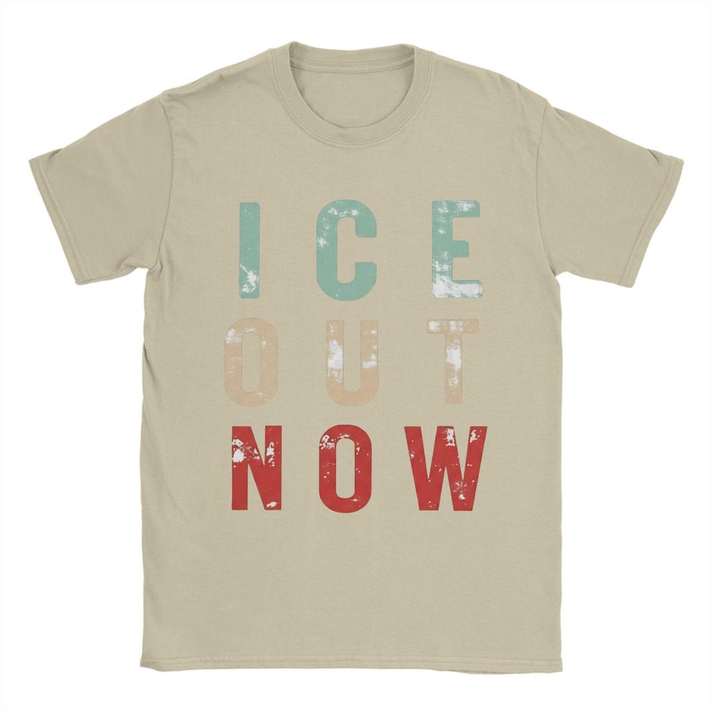 IceOut T Shirt Beach Harajuku TShirts Unisexs 100 Cotton ONeck Oversize Clothing ShortSleeved Awesome Tops