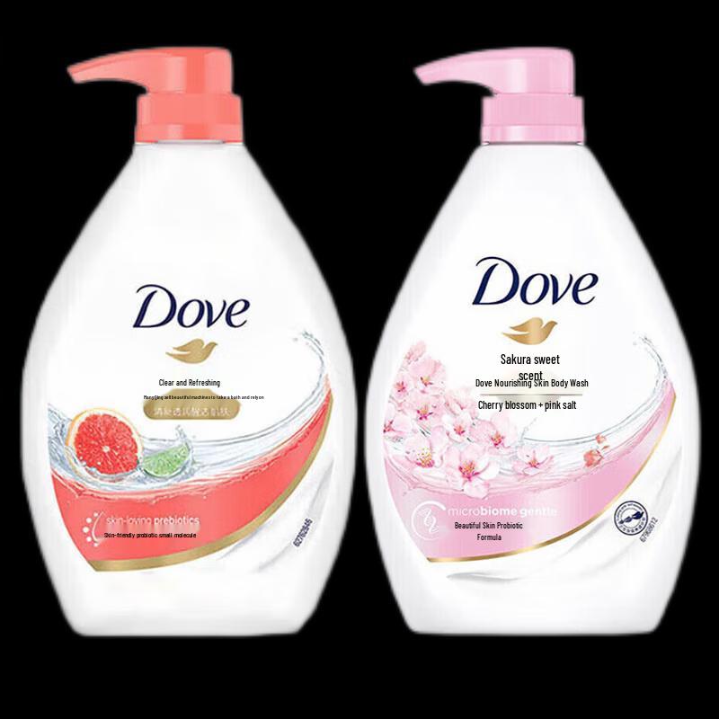 Dove Очищающий и восстанавливающий гель для душа с ароматом цветущей вишни