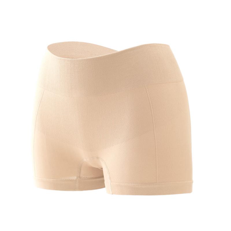 FINETOO Женские трусы-боксеры со средней посадкой, бесшовные и не оставляющие следов, нижнее белье из чистого хлопка