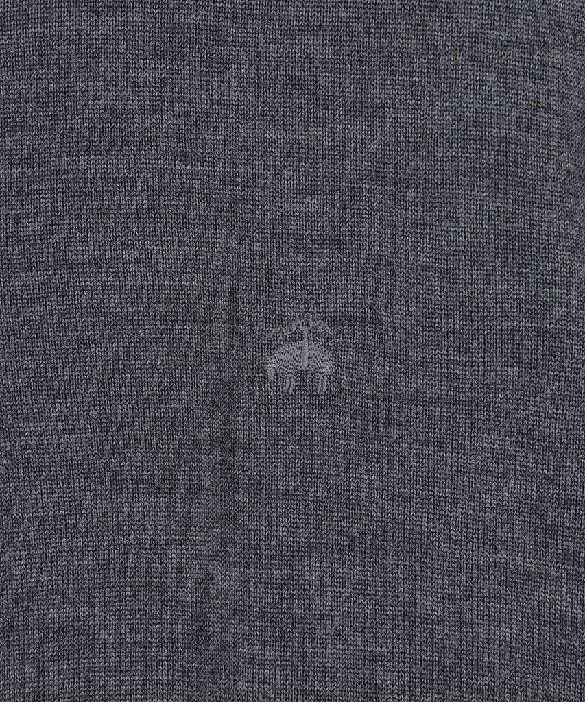 BROOKS BROTHERS Merino Wool Polo Sweater (Grey) (Bbwtmf9638Wew)