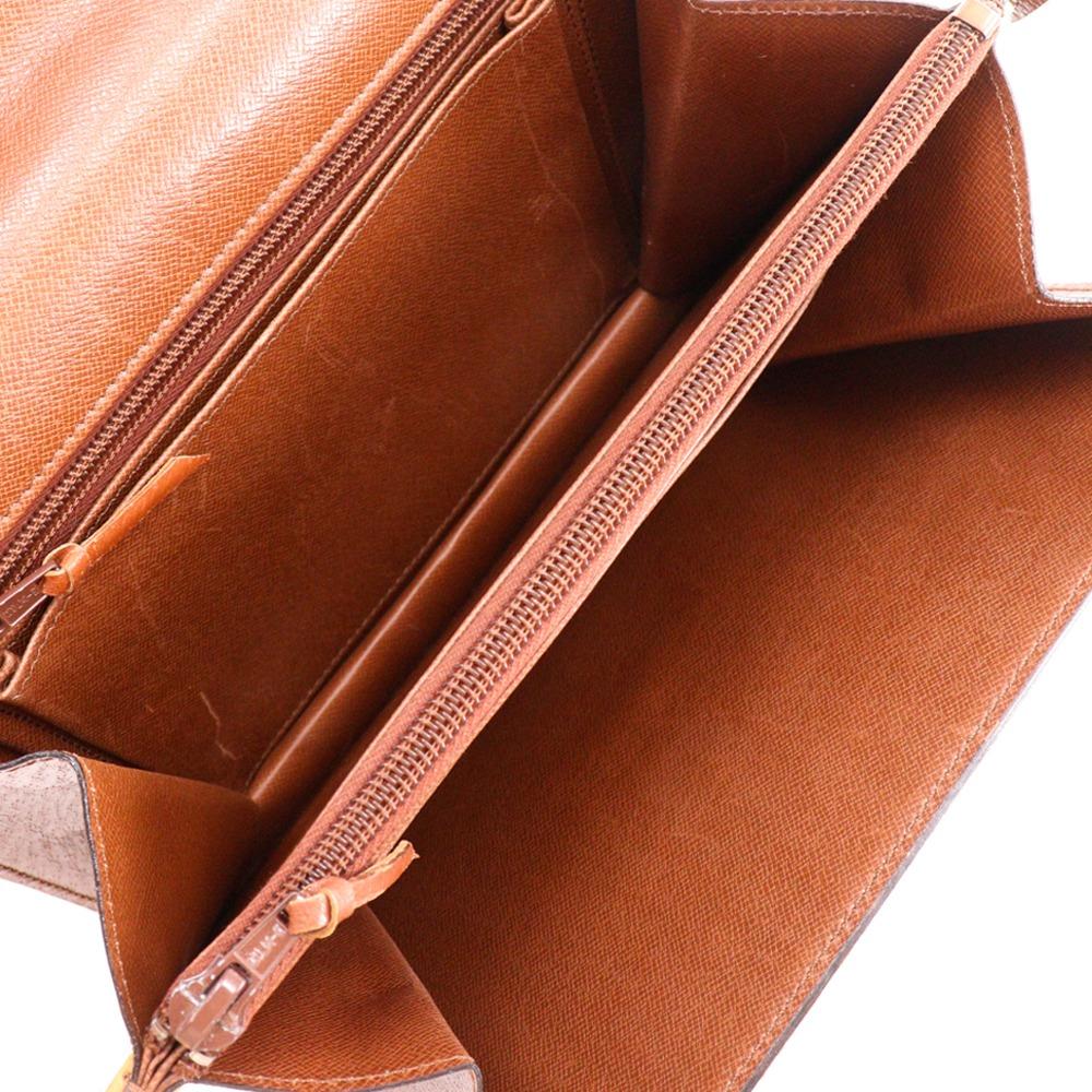 Louis Vuitton Sac Dauphine Shoulder Bag M51410 Vintage Brown Monogram Canvas Women Used