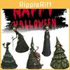 Ghost Halloween Witches Decorations Horror Props Garden Ornament Craft Resin