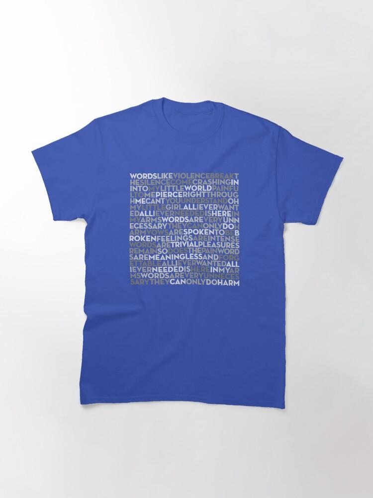 Enjoy The Silence - Depeche Mode (lyrics) v.2 Classic T-Shirt