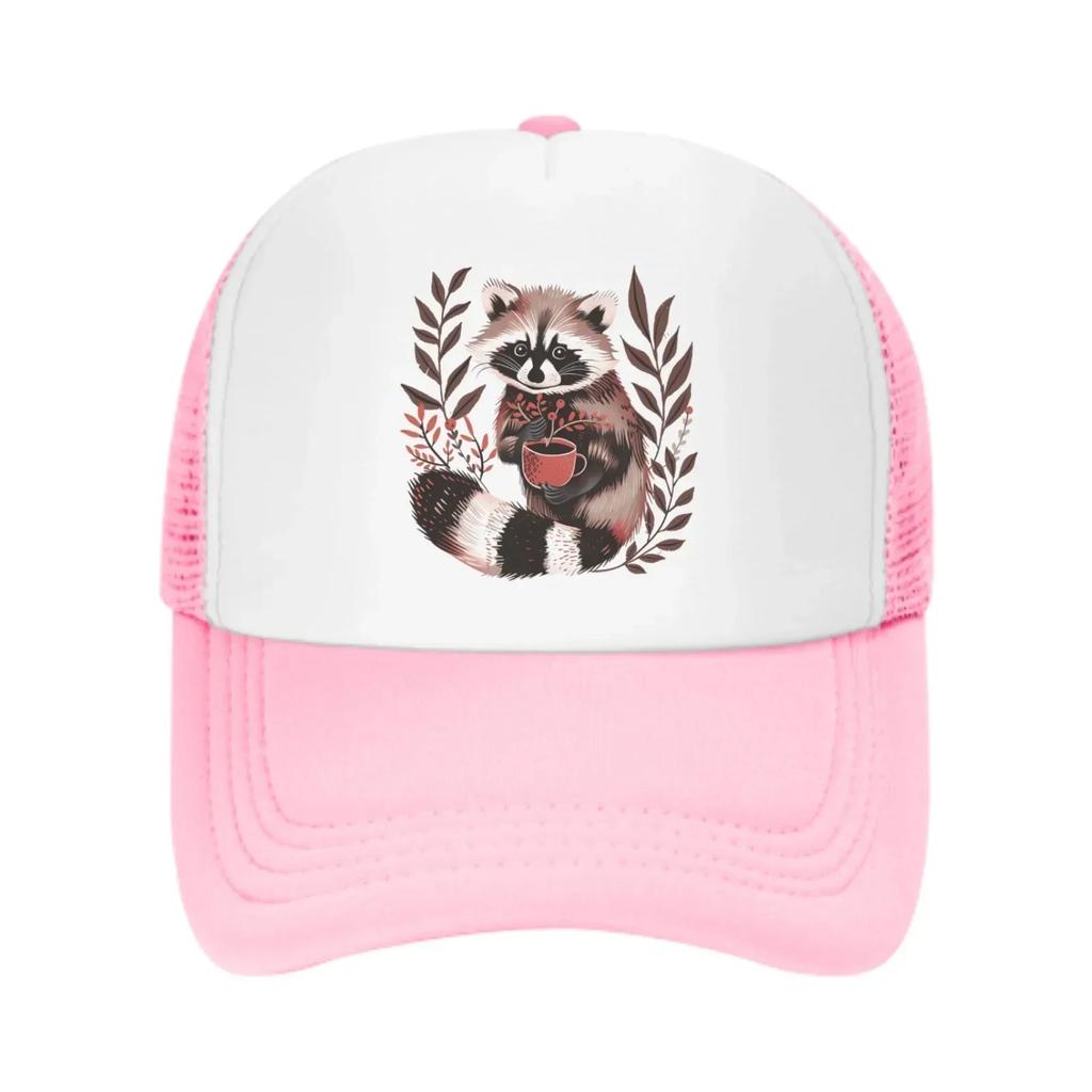 Raccoon New Summer Leisure Sports Daily Sun Hat Fishing Outdoor Activity Unisex Canvas Fashion Duck Tongue Cap