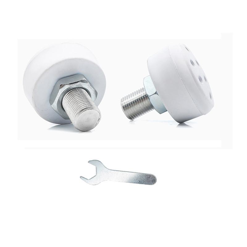 2 шт. Резиновые тормозные упоры Блок Замена с ключом Регулируемое Высокоэластичное Колесо для роликовых коньков