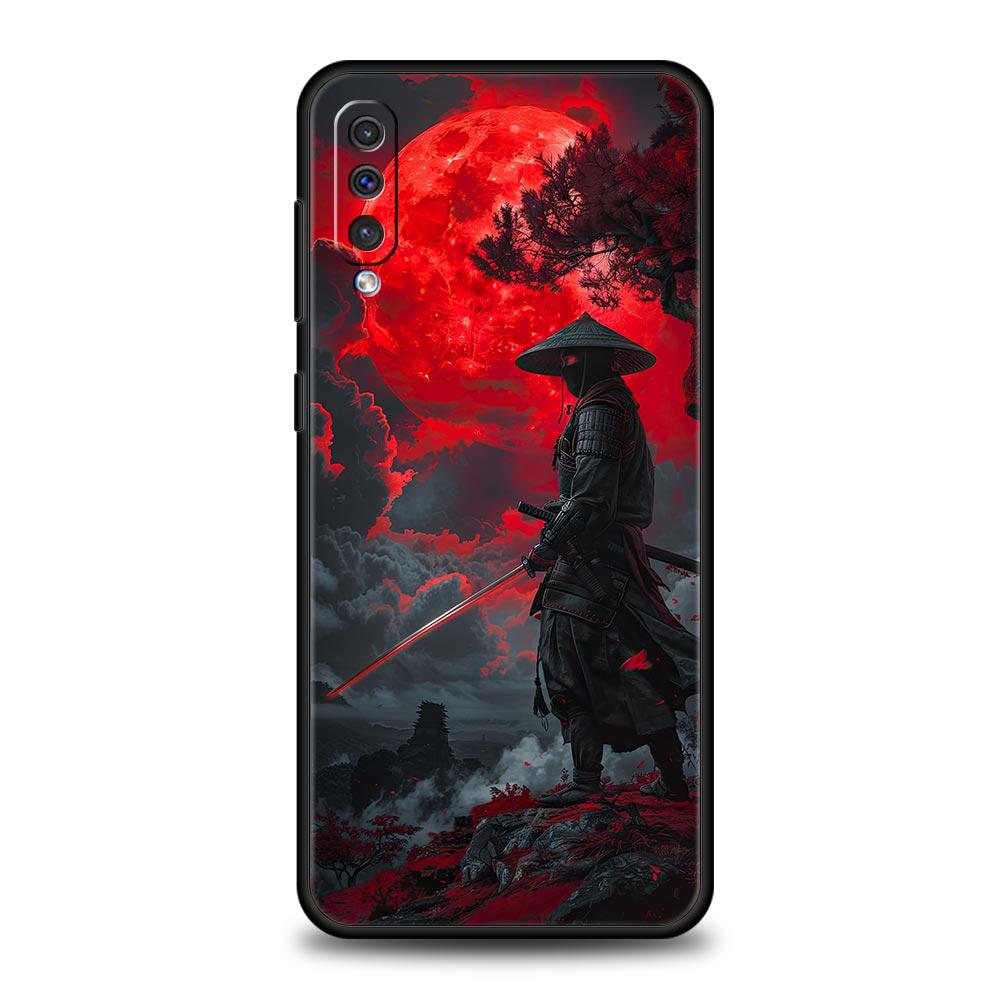 Японский Бусидо Самурай Чехол для телефона Для Samsung Galaxy A56 A36 A26 A34 A17 A16 A06 A14 A12 A54 A72 A22 A20e A52 A50 A40 A32Чехол