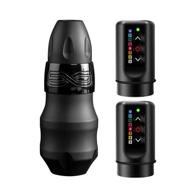 EXO Профессиональная беспроводная машина для татуировки Ручка Бессердечный двигатель Мощный картридж Ход машины 4,0 мм 9V10000 об/мин с адаптером RCA для лайнера-шейдера