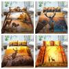 Лидер продаж, домашний текстиль, постельное белье для девочек, пододеяльник, комплект постельного белья, 3D пододеяльник с оленем, удобное постельное белье, роскошное пододеяльник