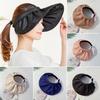 2 In 1 Foldable Sun Hat Sunscreen Anti UV Hair Hoop Sun Visor Summer Beach Hats for Women Girls