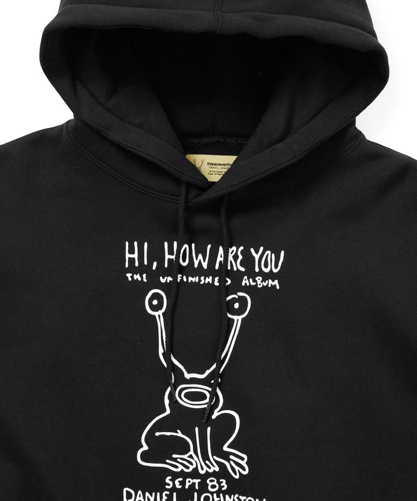 TNT Худи с принтом лягушки Daniel Johnston Черное