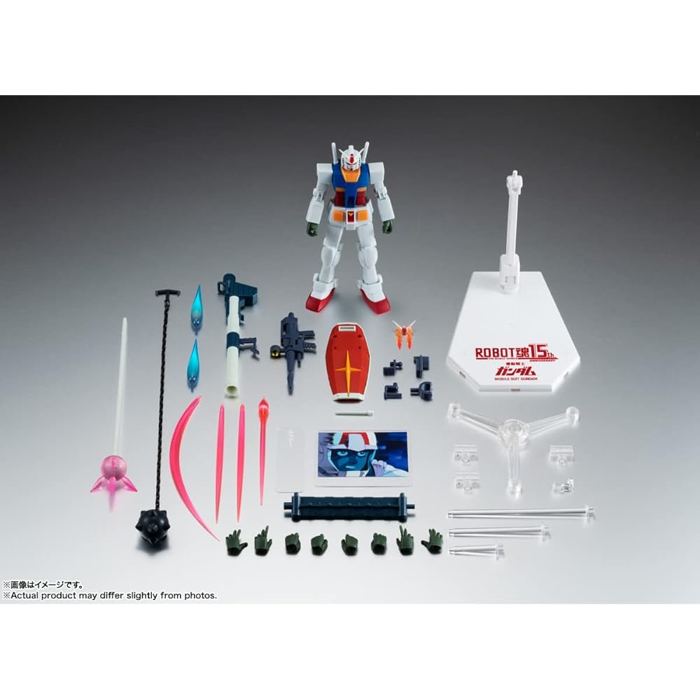 TAMASHII NATIONS ROBOT魂 RX-78-2 Гандам A.N.I.M.E. Фигурка 125 мм АБС ПВХ Раскрашенная Коллекционная